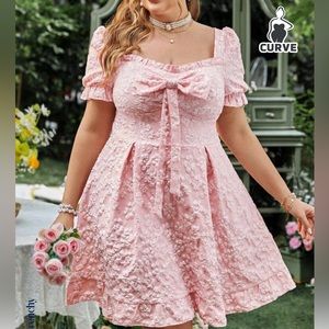 #19 Adorable Pink Babydoll Dress 3X